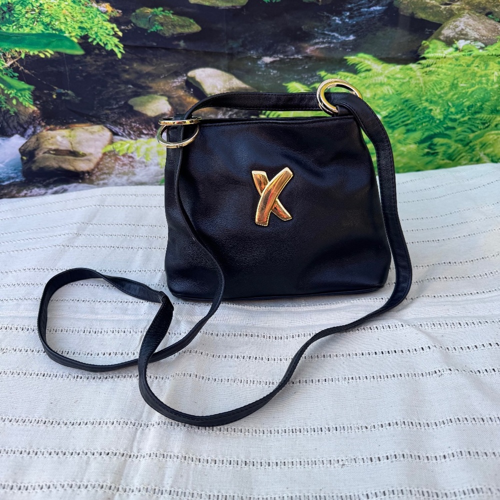 PALOMA PICASSO 80’s VINTAGE LEATHER CROSSBODY